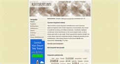 Desktop Screenshot of kirppikset.info