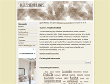Tablet Screenshot of kirppikset.info